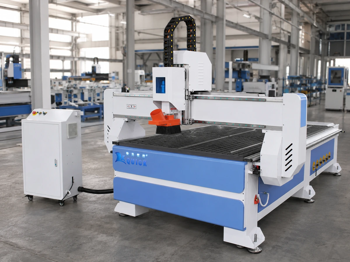 KK-1325 CNC router in a clean factory workshop