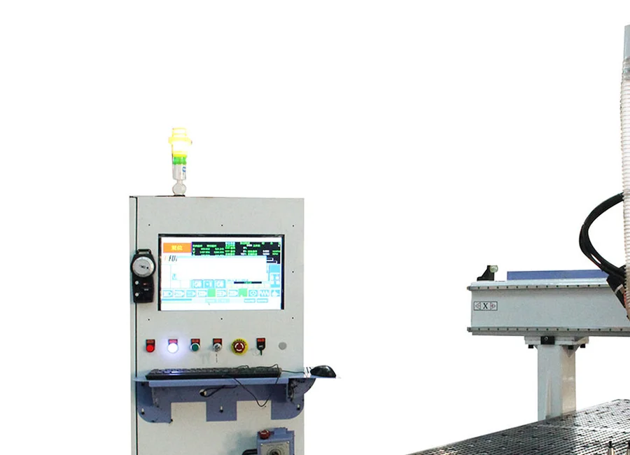 Heavy welded structure and gantry of UA-481 4 axis CNC router