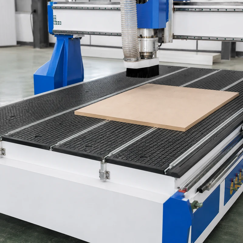 Vacuum and T-slot workholding table on the 1325 CNC router