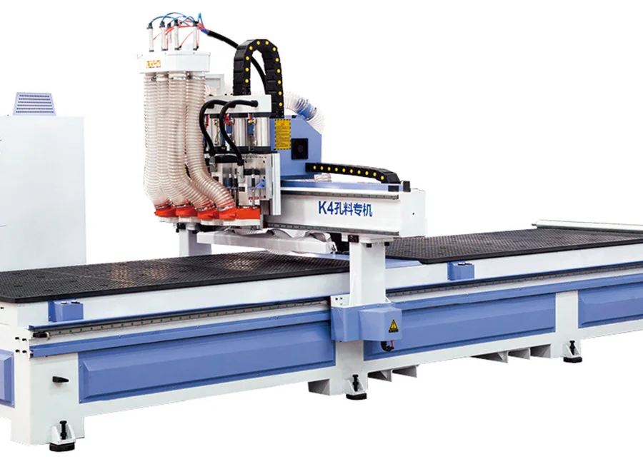 K4 four-spindle CNC router heavy-duty bed and vacuum table