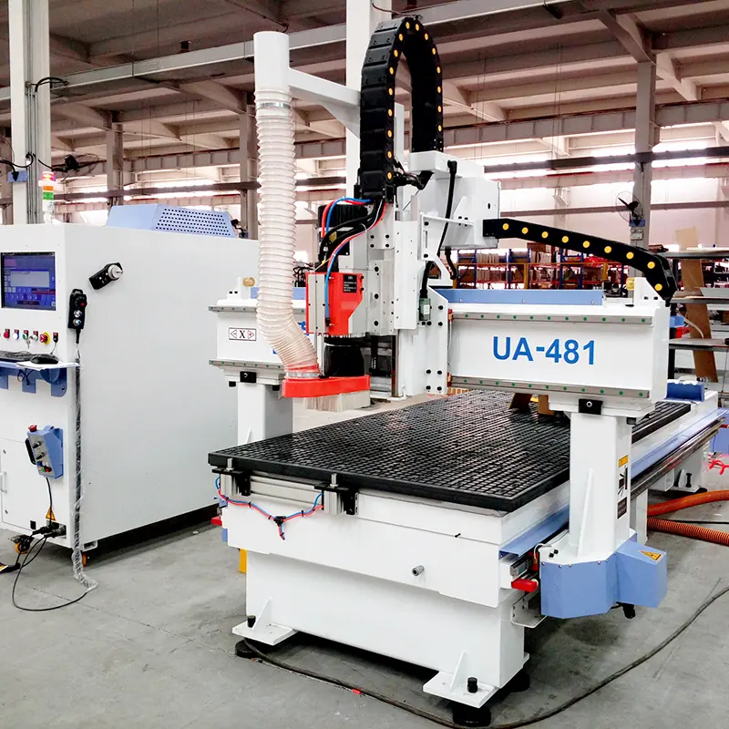 UA-481 CNC router front factory view