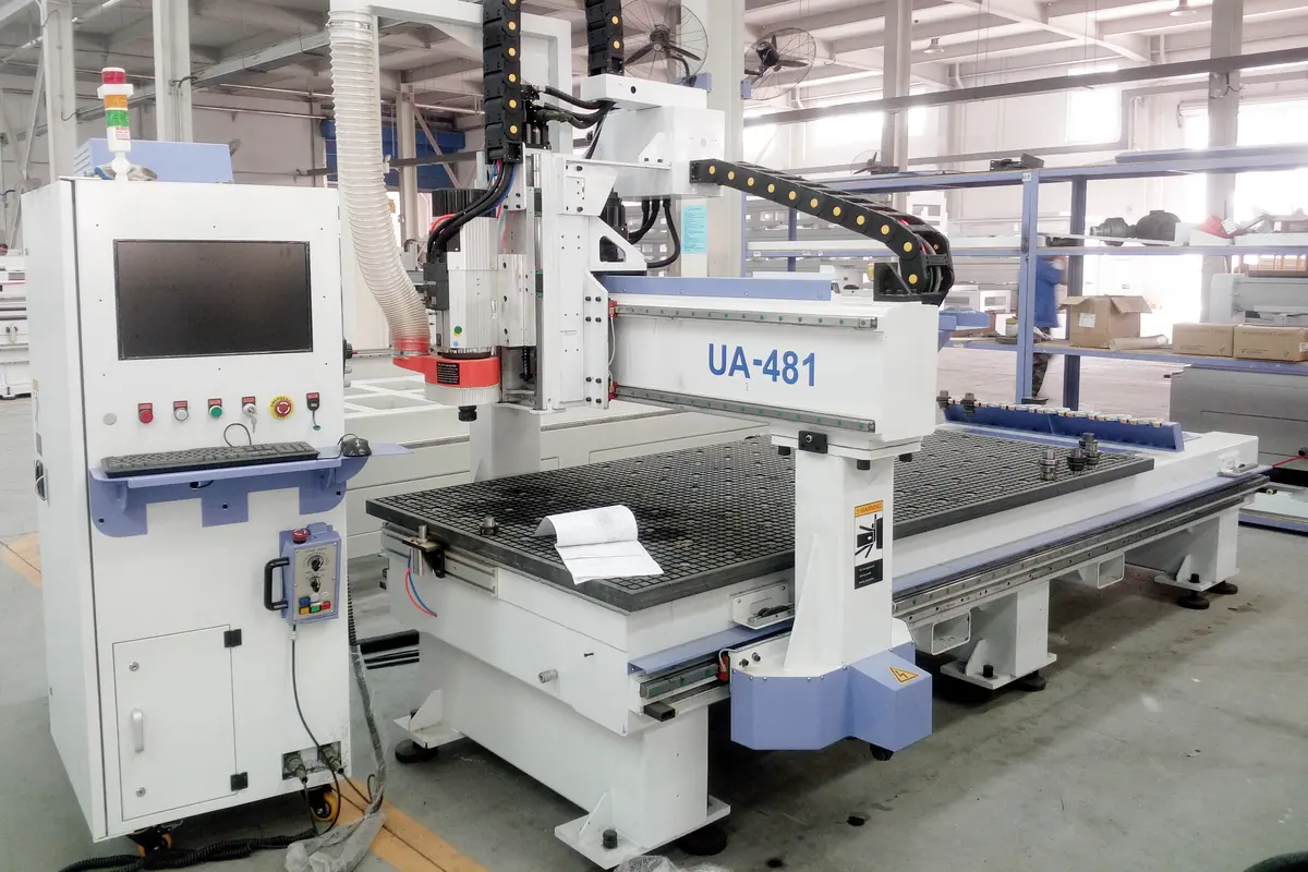 Heavy-duty Quick CNC UA-481 frame in factory