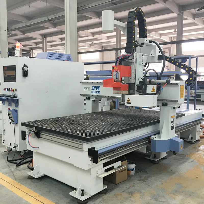 UA-481 woodworking CNC router machine view